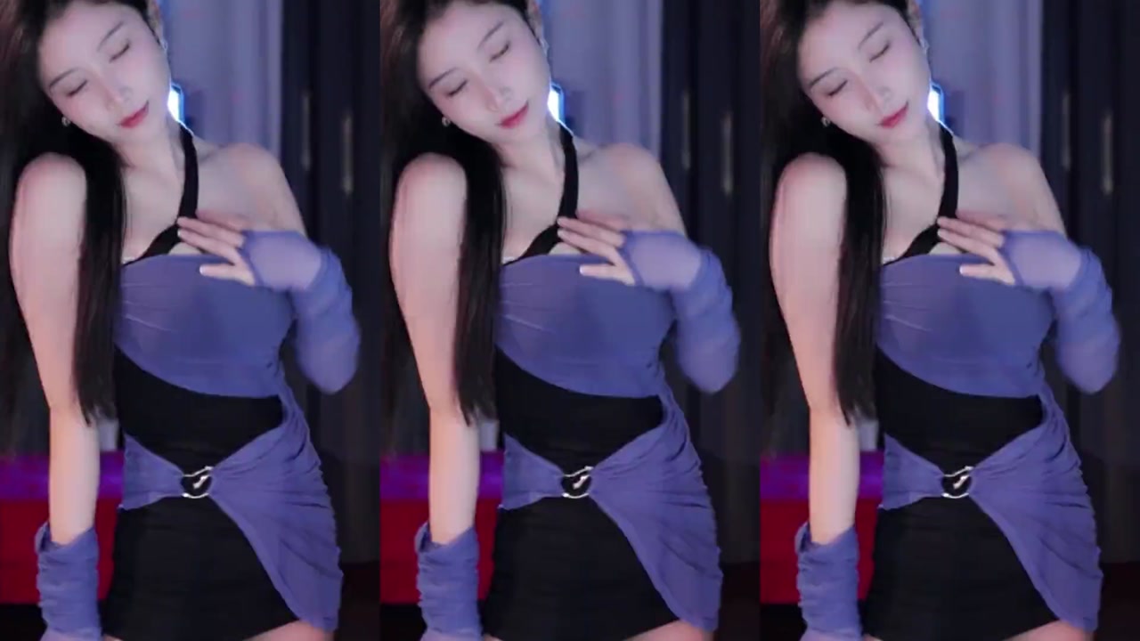 Chinese girl yizhimengqiyoo[一只萌七哟o]20231108 sexy female anchor from China dances 000015
