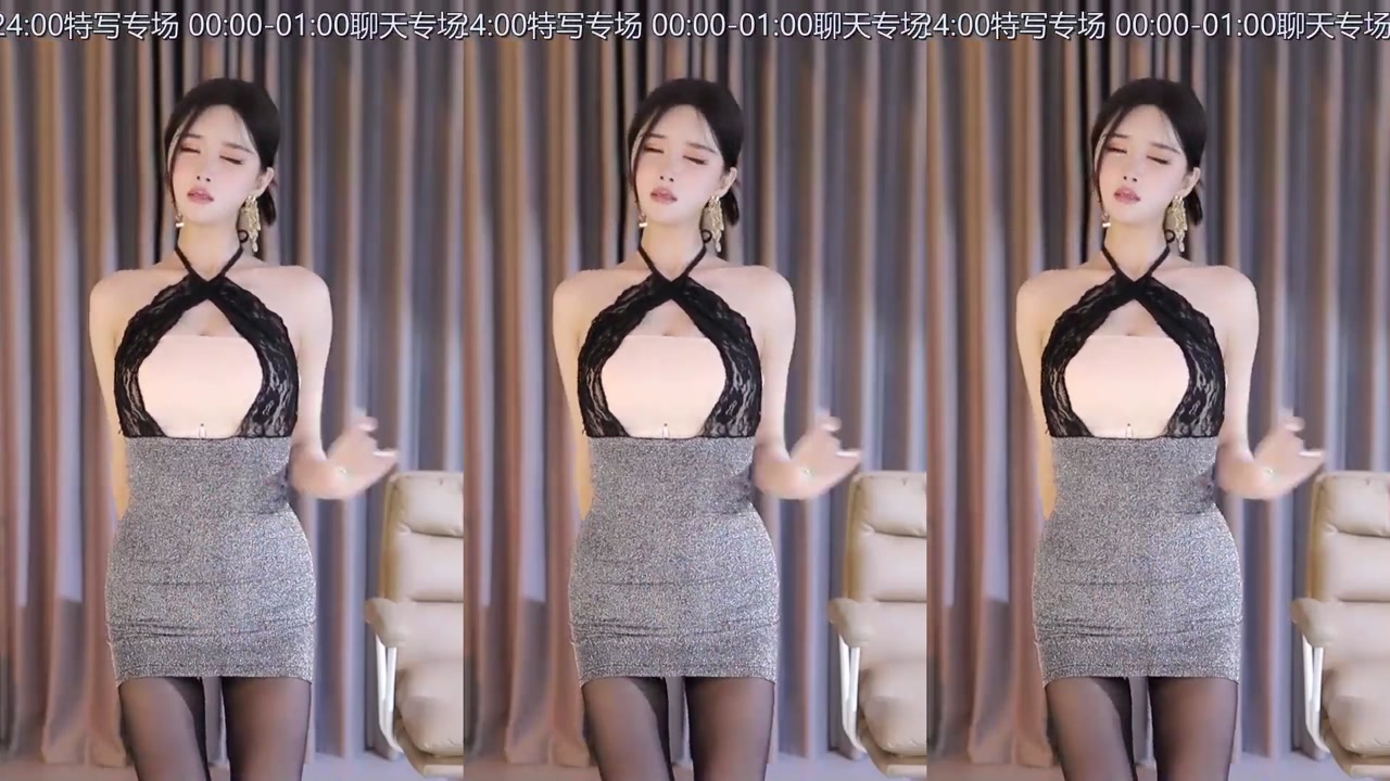 Huya 小恩雅20230628 TikTok live with Chinese girls dancing 000001