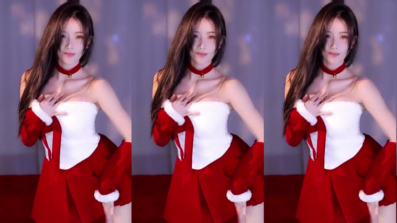 Douyin yizhimengqiyoo[一只萌七哟o]20231225 Wechat live with Chinese girls dancing 000000