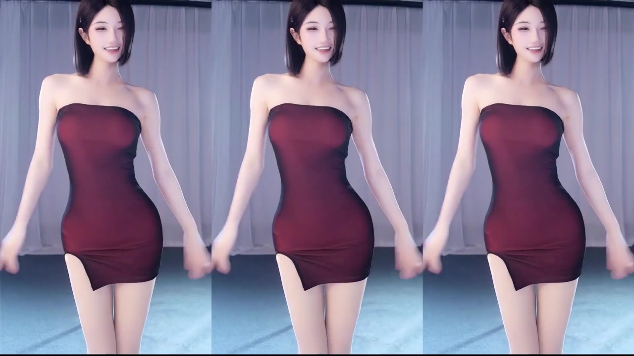 Huya 坏空空20230923 TikTok live with Chinese girls dancing 000015