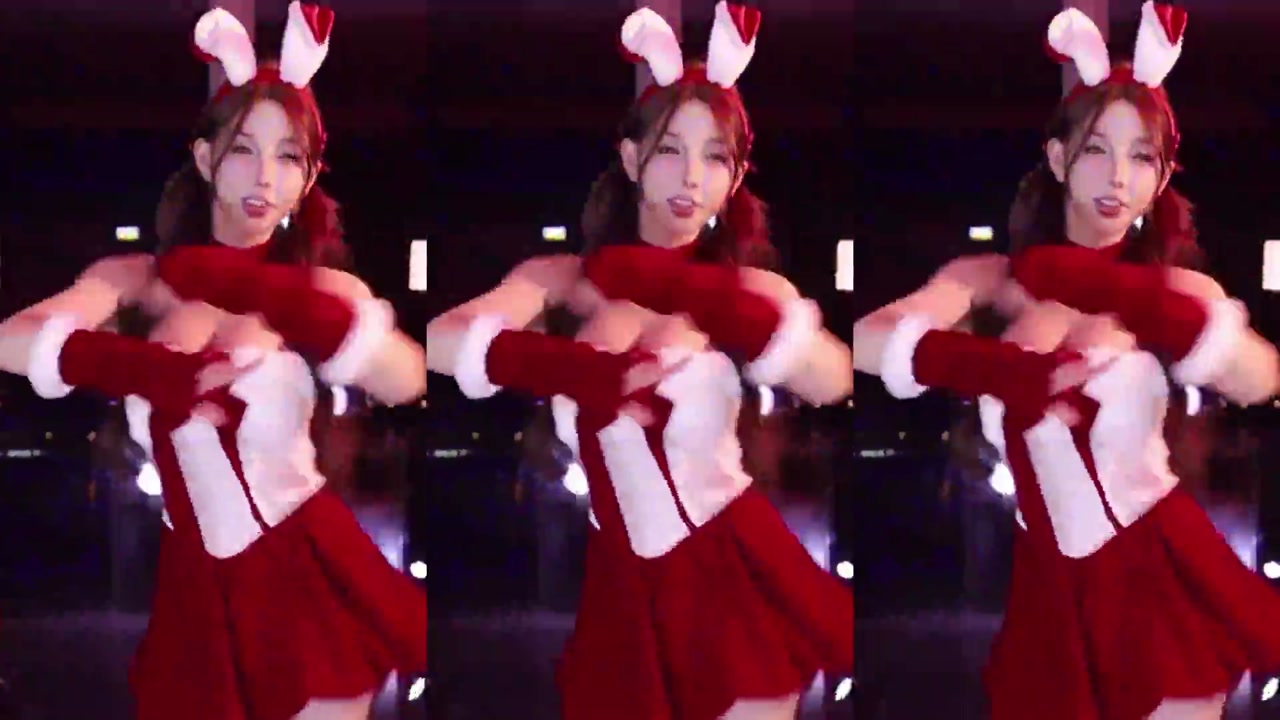 Douyu minana呀20231225 Adorable Chinese Girl Group Dance Live 000021