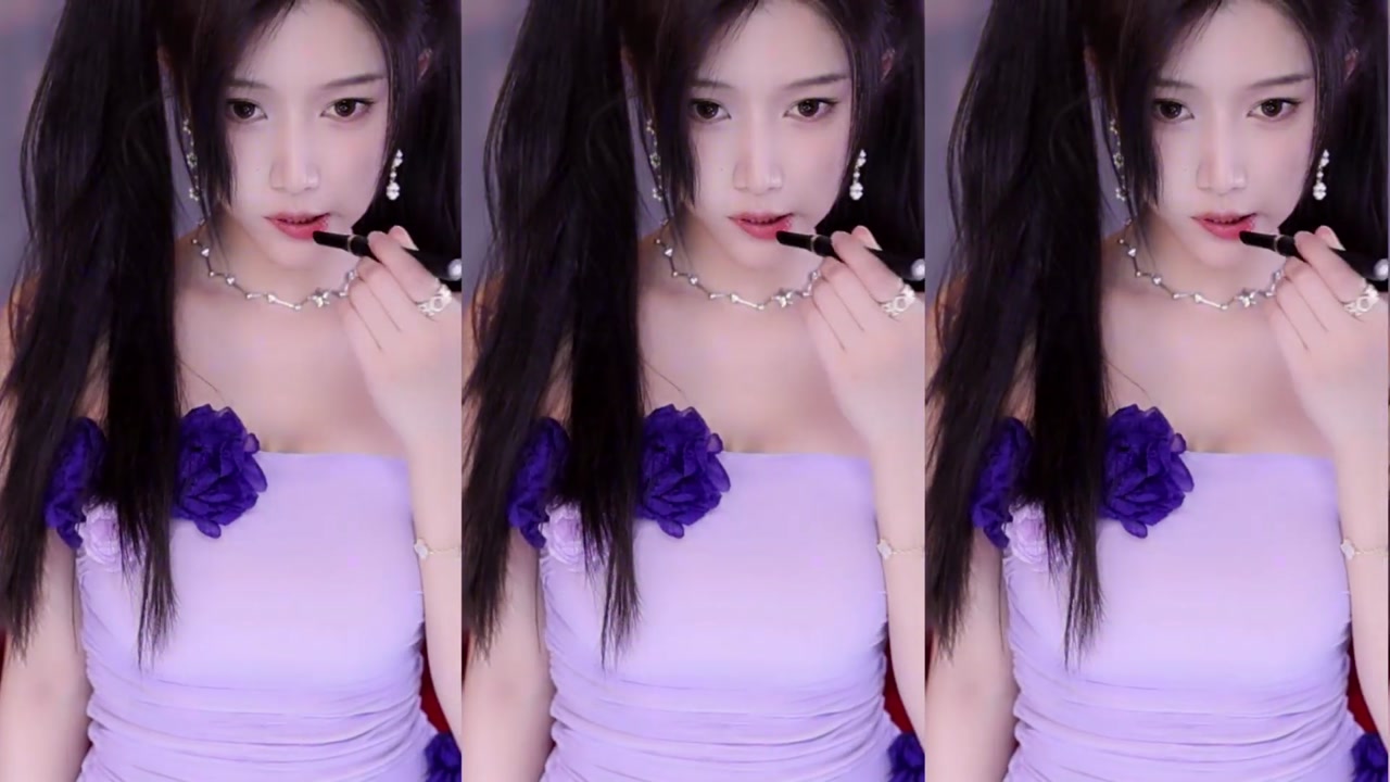 Huya 一只萌七哟o20231217 Adorable Chinese Girl Group Dance Live 000015